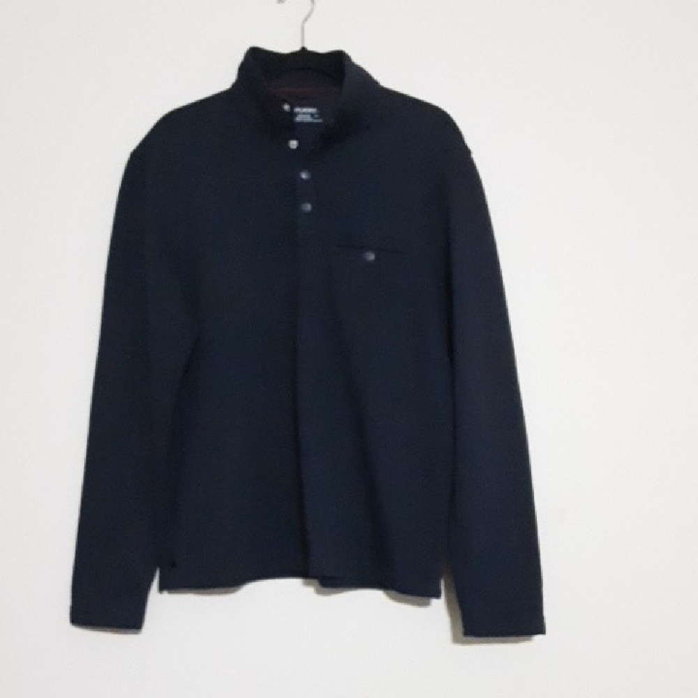 Untuckit Men's Navy  Sweater Pullover Casual Thick Comfy Office M Outdoors Camp